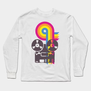 REEL TO REEL (Dark Print) Long Sleeve T-Shirt